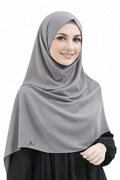 mim eşarp وشاح ملكة كريب بلون سادة - ذهبي، 110x110 سم