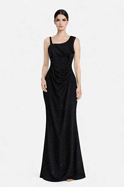 CHEVALIER FASHION Women’s Elegant Sleeveless Maxi Dress with Draped Waist & S...