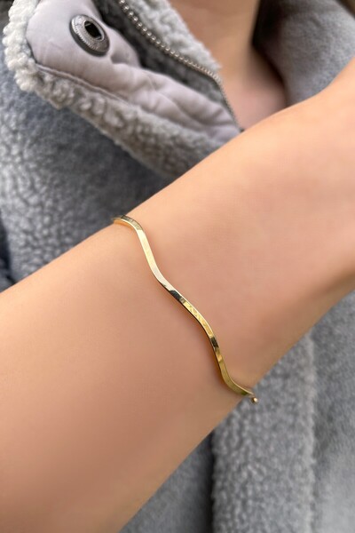 Altınaşkı Zikzak Altın Bilezik