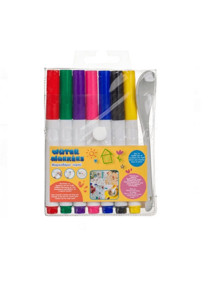 Magic Water Set de markere magice creative cu apă – 7 culori, 3 ani+