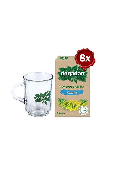 Doğadan Rezene Bitki Çayı 20' li x 8 ve Cam Bardak Hediyeli