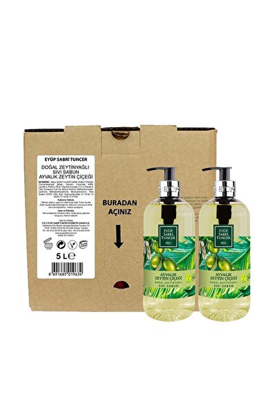 Eyüp Sabri Tuncer Ayvalık Olive Blossom Natural Olive Oil Liquid Soap Set 6 Lt