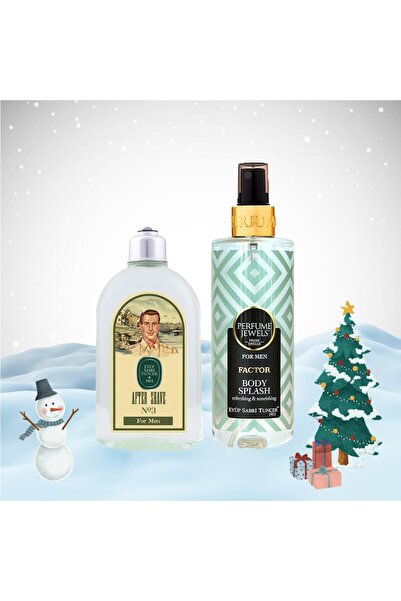 Eyüp Sabri Tuncer Yılbaşı Paketi Erkek Body Splash Factor 250 ml ve Tıraş Kol...
