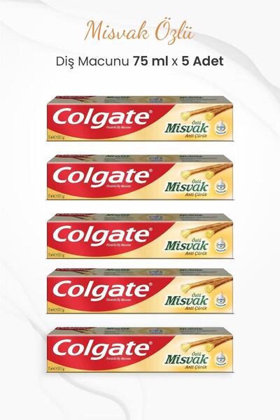 Colgate Misvak Özlü Diş Macunu 75 ml x 5 Adet