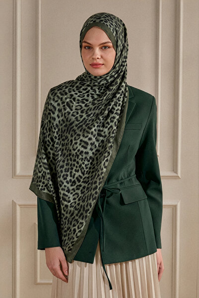 Wega Moda Leopar Desenli Bambi Pamuk Şal – Soft Dokulu Kadın Şal