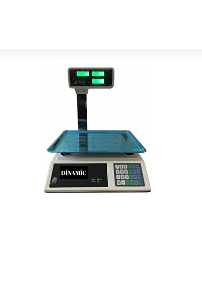gold light Kollu Dijital Çift Ekranlı Bakkal Manav Pazar Terazisi Akülü Max 40 Kg 2 Gr Hassasiyetl