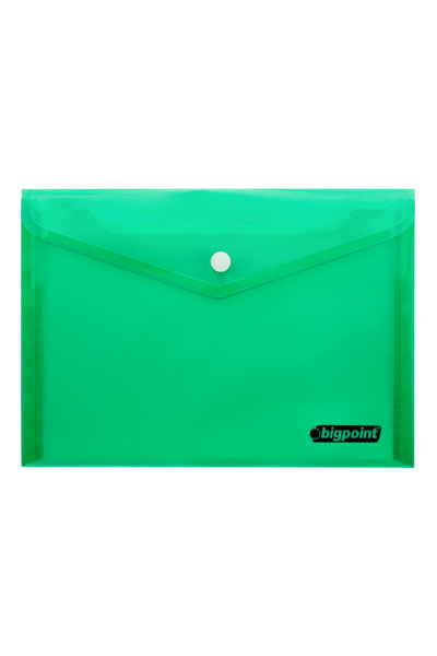 Bigpoint Snap File A5 Green X 12 Pieces