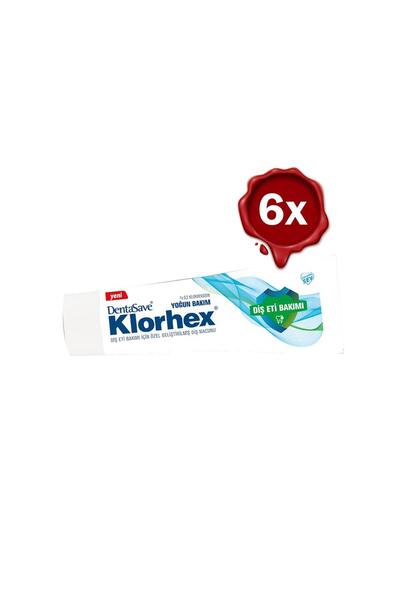 Dentasave Klorhex Diş Macunu Yoğun Bakım 75 ml x 6