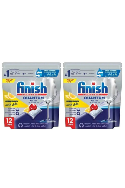 Finish POWER BALL POWDER LEMON 2x12tab