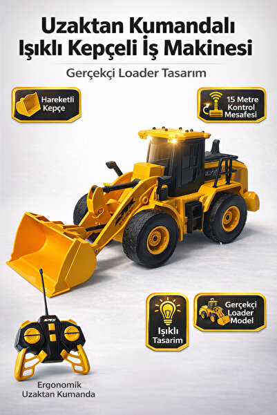 YILDIRIM OYUNCAK Uzaktan Kumandalı Full Fonksiyon Şarjlı Işıklı Hareketli Kep...