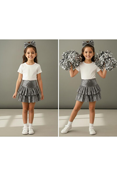 Mefa basic Çocuk\ Genç payetli Etek