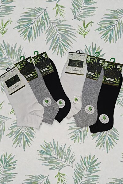 Çega Socks جوارب نسائية من الخيزران خياطة مخفية سادة