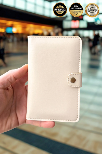 Vardo Esther Tasarım Kartvizitlikli Cüzdan & Pasaport Kılıfı Unisex