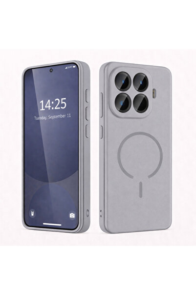 Kipgsm Xiaomi Mi 15T Pro Uyumlu Kılıf Magsafe Şarj Destekli Kamera Korumalı Y...