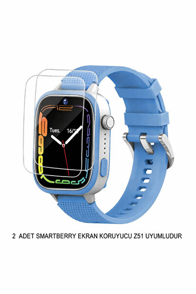 Doozy Smart berry Z51 Akıllı Çocuk Saati Modeline Uyumlu 9h Nano Kırılmaz Ekr...