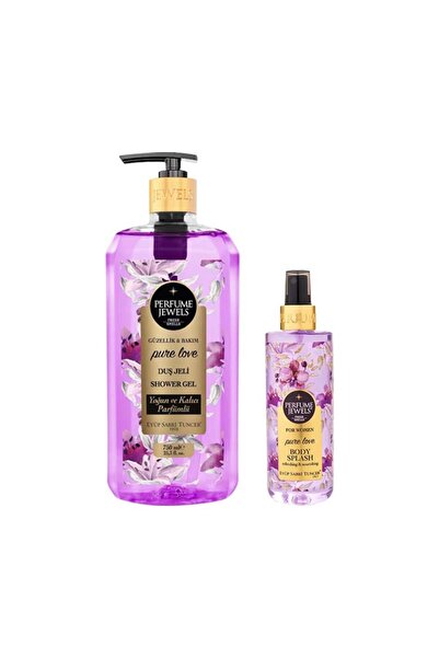 Eyüp Sabri Tuncer Pure Love Shower Gel 750 ml and Pj Body Splash Pure Love 25...
