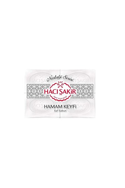 Hacı Şakir Hamam Keyfi Saf Sabun Nostalji Serisi 4 X 200 gr (800 Gr)