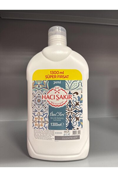 Hacı Şakir Zeytinyağlı Sıvı Sabun Lavanta 1300 ML
