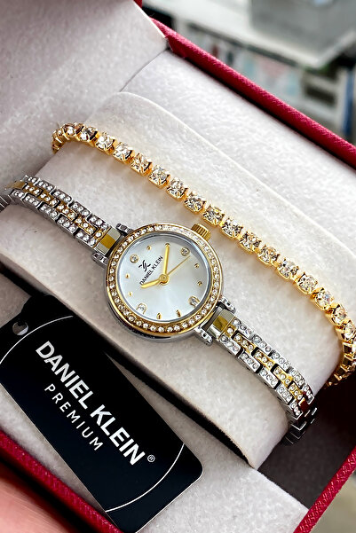 Daniel Klein %100 Orijinal Altın Gümüş Renk Paslanmaz Çelik Kordon Su Geçirme...