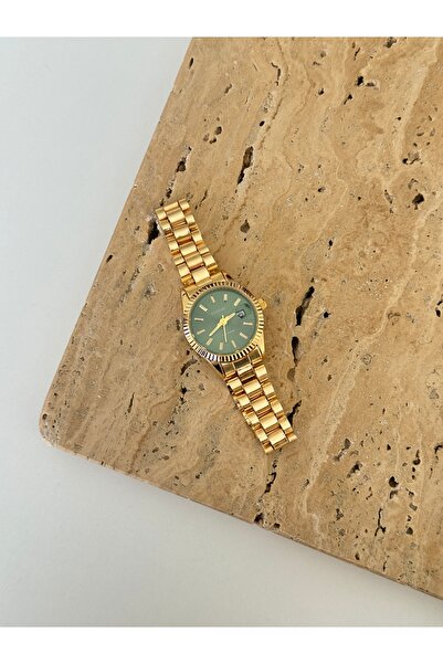 Savior Collection Vienna Gold Yeşil Saat