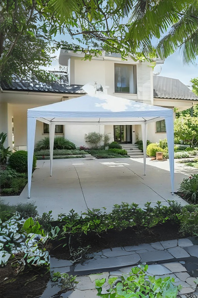 Genel Markalar 3x3 metre Gazebo Polyester Çardak Bahçe Çardağı Kamelya Gölgelik Tente Parti Fuar Stand Çadırı