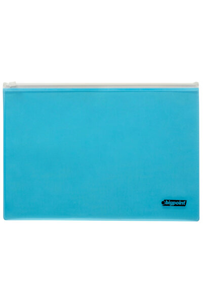 Bigpoint Document File with Lock A4 Pp Blue X 12 Pieces