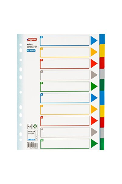 Bigpoint Separator PP 10 culori x 30 bucăți