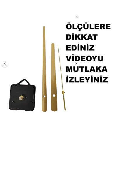 CNR SHOP Sessiz Çalışan Saat Motoru Sessiz Akar Askılı Saati Mekanizması Şaft...