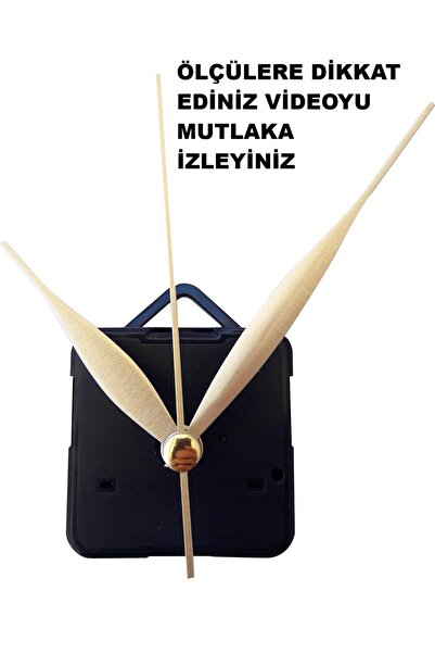 CNR SHOP Saat Makinesi, 16 MM ŞAFT BOYU Akar Sessiz Çalışır Saat Mekanizması,...