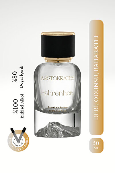Aristokrates Fahrenheit Erkek Extrait de Parfüm 50 ML | Deri, Odunsu, Baharat...