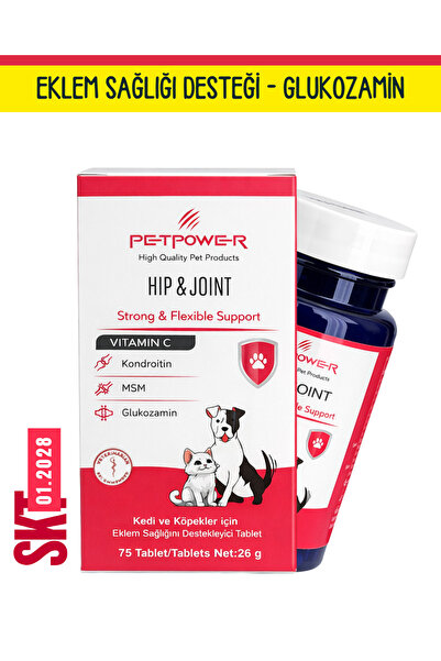 Petpower Kedi Köpek Eklem Sağlığı, Kas ve Kıkırdak Destekleyici - Glukozamin,...
