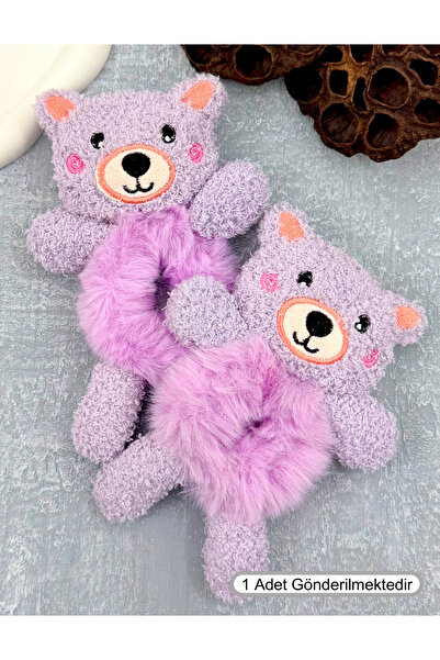 Tgc Aksesuar Pofuduk Çizgi Karakterli Peluş Lastik Toka