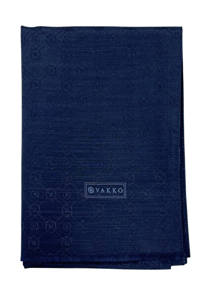 Vakko Βαμβακερό μεταξωτό σάλι - Νέο Ολόγραμμα - Ανοιχτό Μπλε