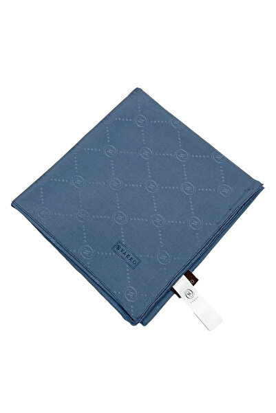 Vakko وشاح من القطن والحرير - هولوجرام - أزرق داكن