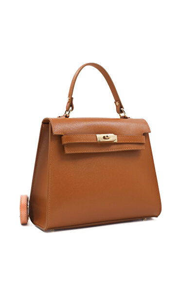 Posete Fagaras Poseta Piele Teresa - Coniac, Geanta Casual din Piele Naturala...