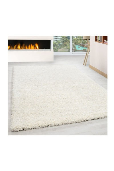 Merinos MERINOS Rug , Shaggy 963 White, 120X 170 cm, Rug density 3.1 KG/m²