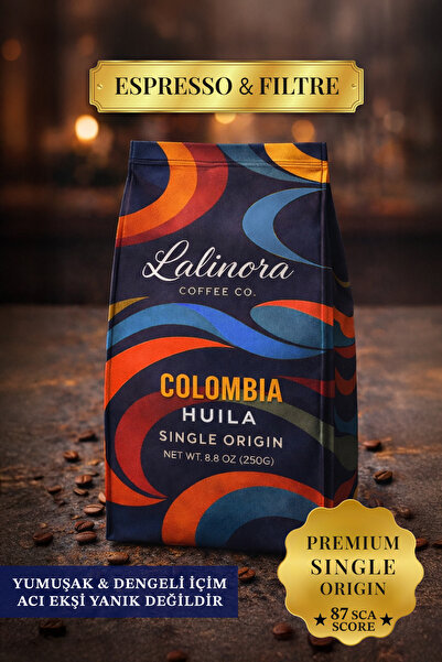 Lalinora Coffee Co Colombia Huila Çekirdek Kahve Espresso & Filtre - SCA 87 P...