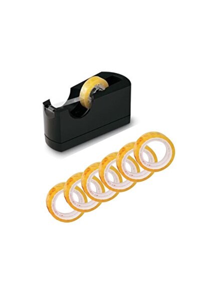 Mas 720 Flash Tape Cutter 33 Mt Negru + 6 Benzi