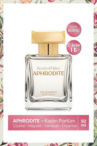 Secret of Helen Aphrodite EDP Kadın Parfüm,Çiçeksi-Oryantal, Yasemin, Vanilya...