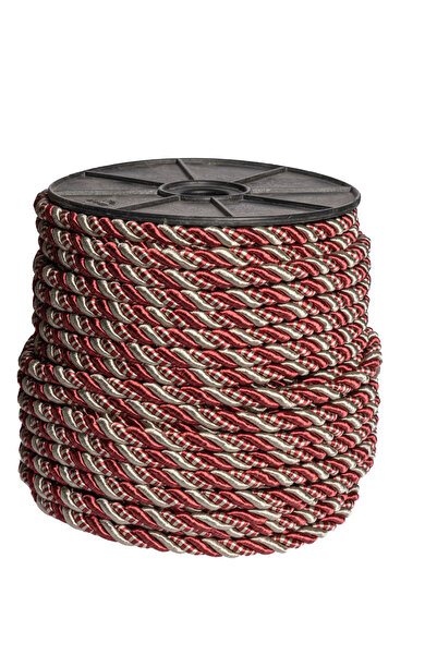 MEFAKS TEKSTİL 10 mm Örgü İpi Halat İpi – Bambu Kordon İp (1 Metre), Supla Ru...