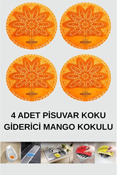 Rulopak Mini Pisuvar Koku Giderici 4'lü Mango Kokusu
