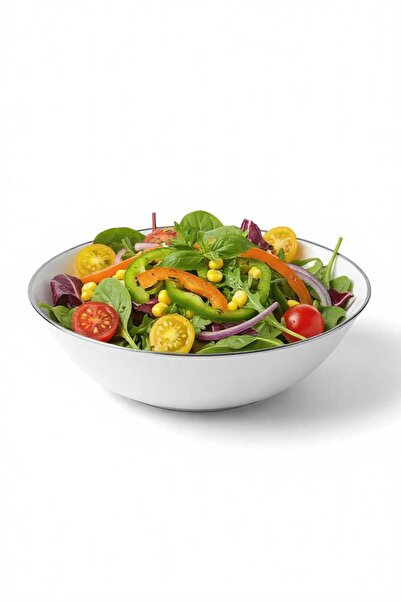 IKEA أوفتاست 2 قطعة وعاء سلطة مطلي بالذهب مقاس 23 سم