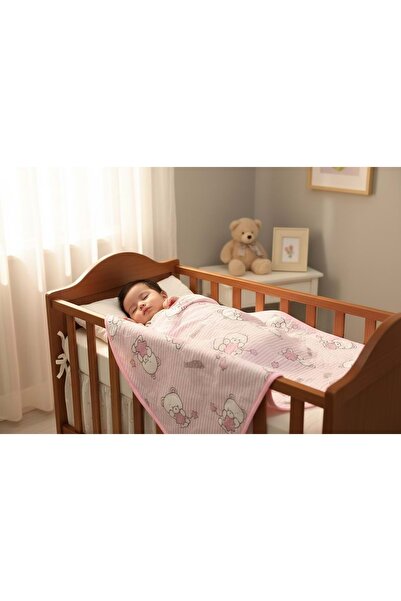 Golden Bear Printed Silicone Quilt Pink