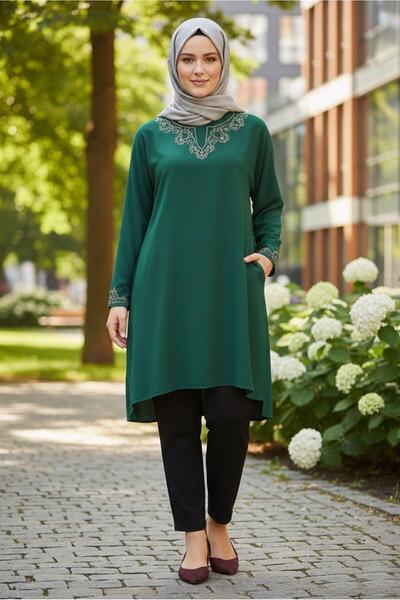 Alvina Hlače veće veličine sa elastičnim strukom - 70611