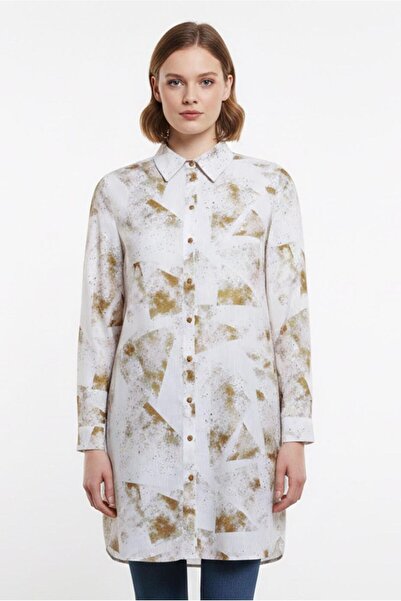 Alvina Patterned Plus Size Tunic 20512