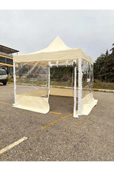 HİLAL ŞEMSİYE 3x3 dört tarafı kapalı gazebo kamp çadırı