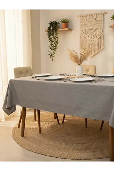 NDC HOME Față de masă din bumbac gri antracit