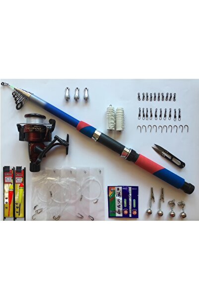 GENBA 50 Parça 1. Kalite Olta Seti 3 Metre Kamış 50'lik Makine