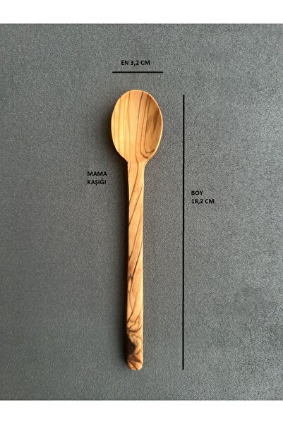 avanterra Zeytin Ağacından El Emeği Mama Kaşığı (Adet Fiyatıdır)