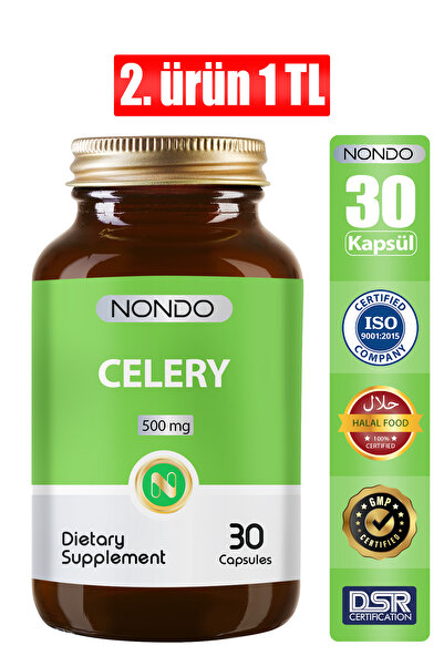 Nondo Celery Kereviz Ekstresi 500 mg 30 Kapsül